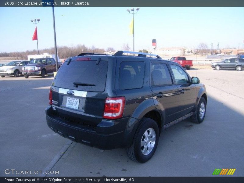 Black / Charcoal 2009 Ford Escape Limited V6