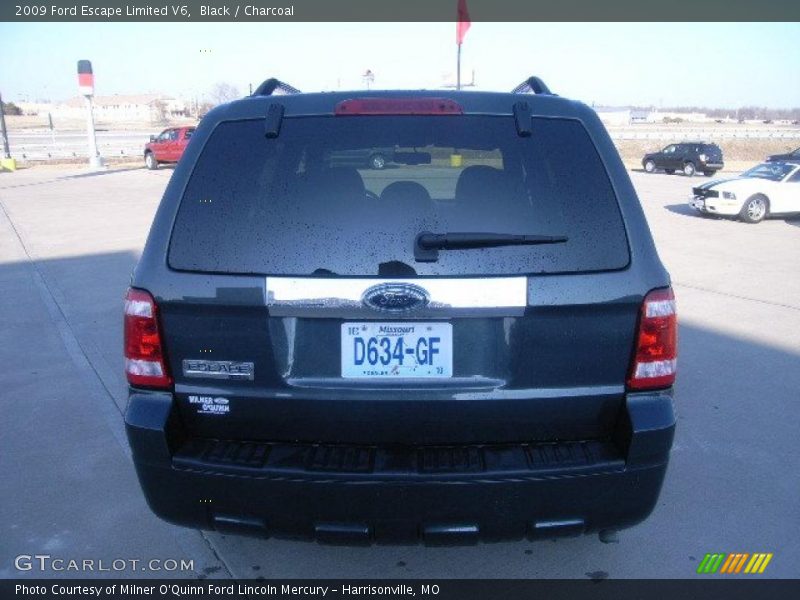 Black / Charcoal 2009 Ford Escape Limited V6
