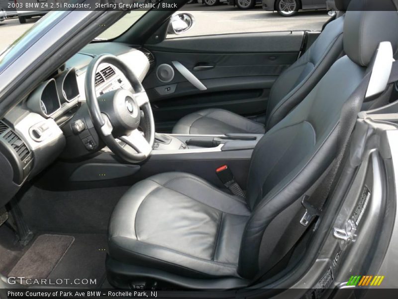 Sterling Grey Metallic / Black 2003 BMW Z4 2.5i Roadster