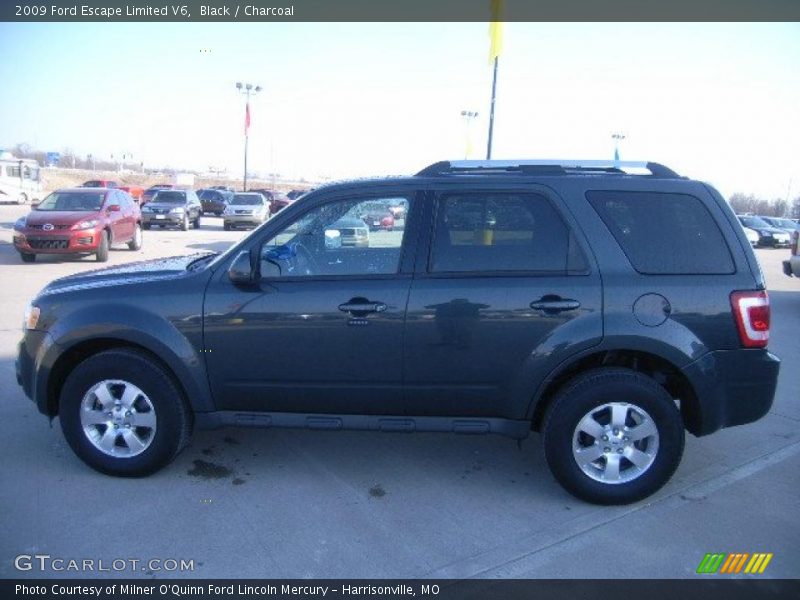 Black / Charcoal 2009 Ford Escape Limited V6