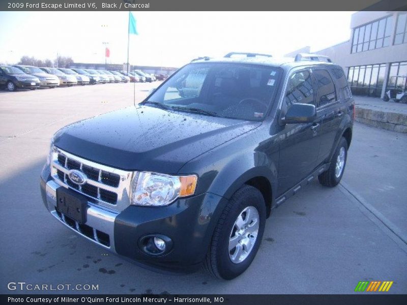 Black / Charcoal 2009 Ford Escape Limited V6
