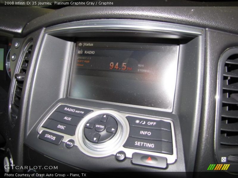 Platinum Graphite Gray / Graphite 2008 Infiniti EX 35 Journey