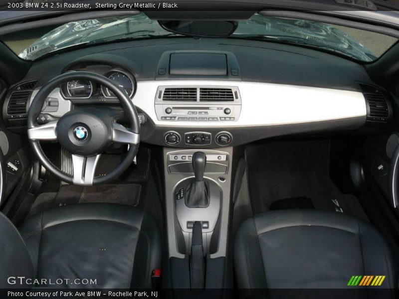 Sterling Grey Metallic / Black 2003 BMW Z4 2.5i Roadster