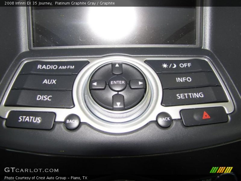 Platinum Graphite Gray / Graphite 2008 Infiniti EX 35 Journey