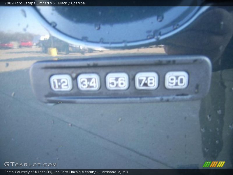 Black / Charcoal 2009 Ford Escape Limited V6
