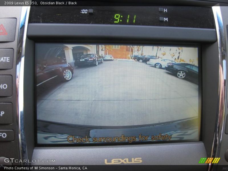 Obsidian Black / Black 2009 Lexus ES 350