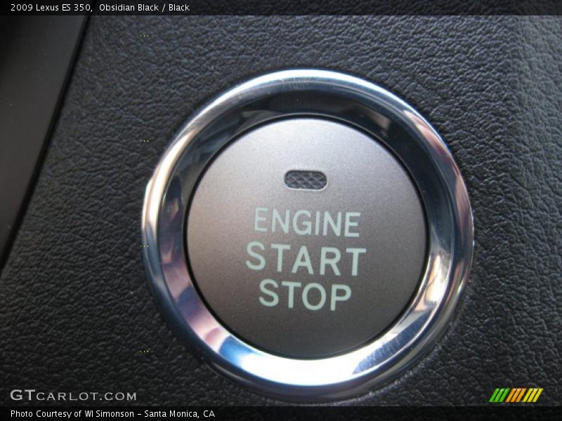 Obsidian Black / Black 2009 Lexus ES 350