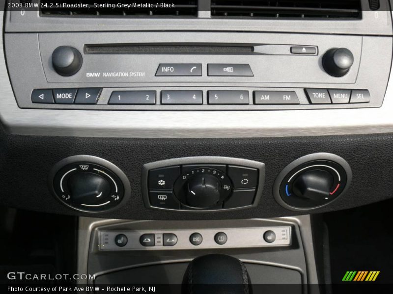 Sterling Grey Metallic / Black 2003 BMW Z4 2.5i Roadster