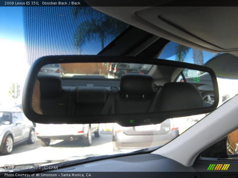 Obsidian Black / Black 2009 Lexus ES 350