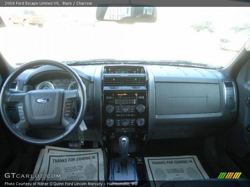 Black / Charcoal 2009 Ford Escape Limited V6