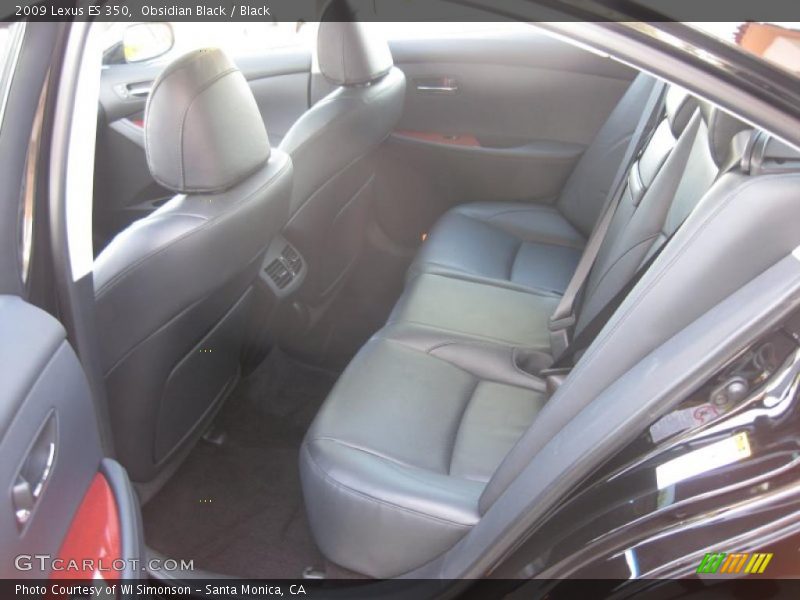 Obsidian Black / Black 2009 Lexus ES 350
