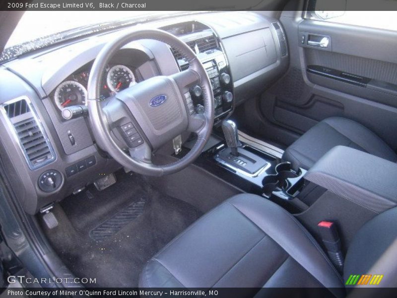 Black / Charcoal 2009 Ford Escape Limited V6