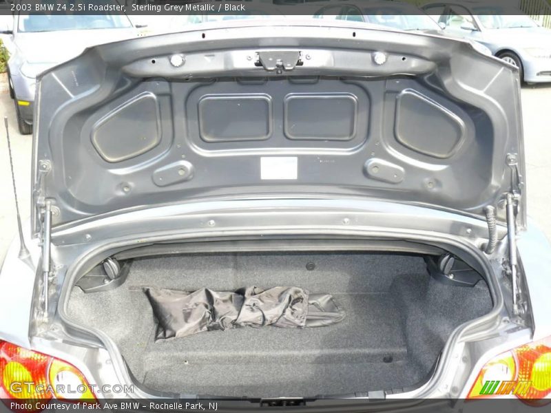 Sterling Grey Metallic / Black 2003 BMW Z4 2.5i Roadster