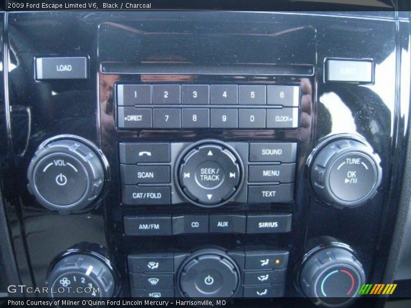 Black / Charcoal 2009 Ford Escape Limited V6