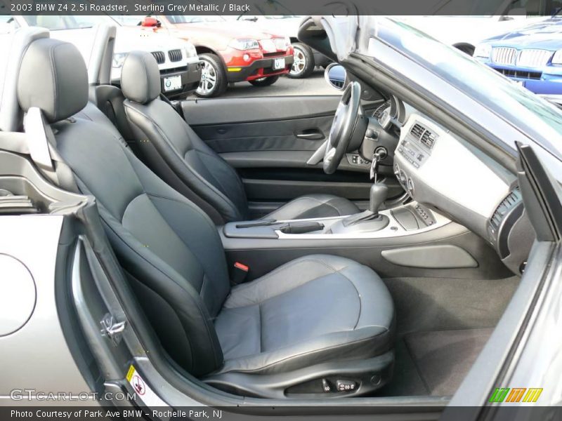 Sterling Grey Metallic / Black 2003 BMW Z4 2.5i Roadster