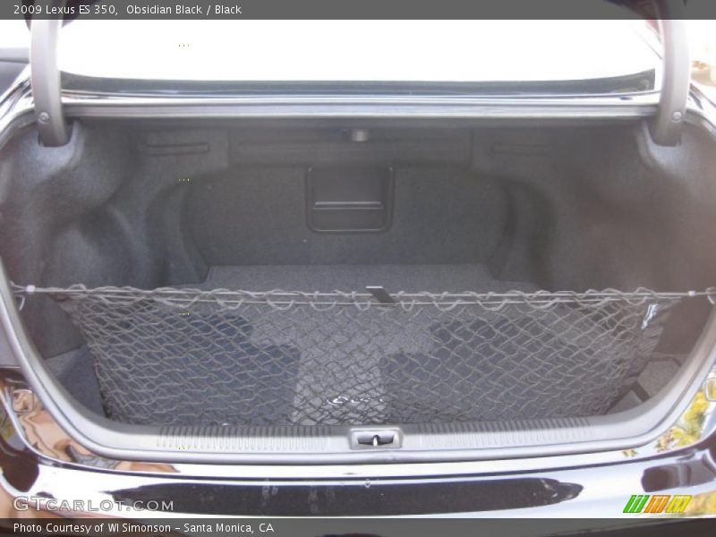 Obsidian Black / Black 2009 Lexus ES 350