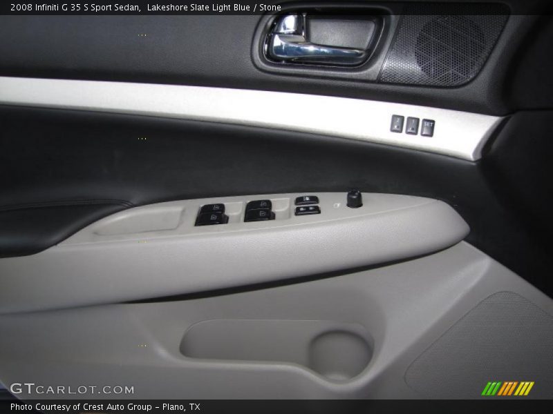 Lakeshore Slate Light Blue / Stone 2008 Infiniti G 35 S Sport Sedan