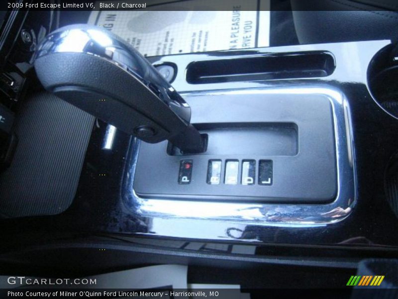 Black / Charcoal 2009 Ford Escape Limited V6