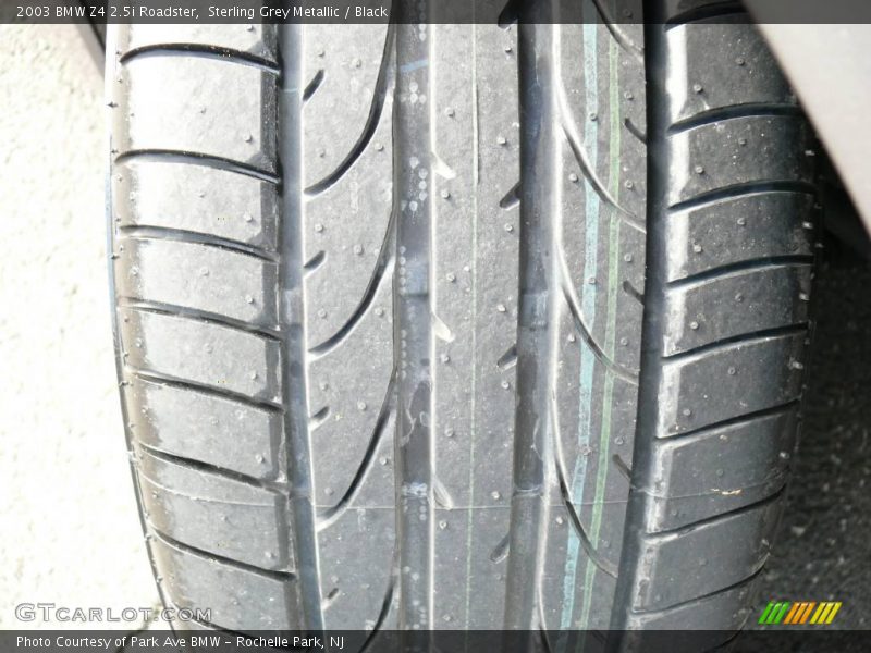Sterling Grey Metallic / Black 2003 BMW Z4 2.5i Roadster