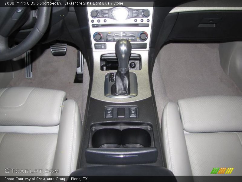 Lakeshore Slate Light Blue / Stone 2008 Infiniti G 35 S Sport Sedan