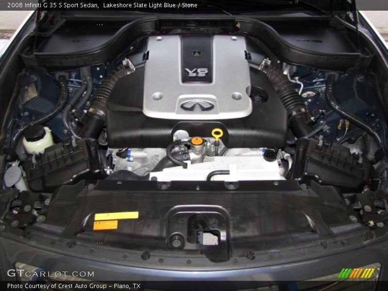 Lakeshore Slate Light Blue / Stone 2008 Infiniti G 35 S Sport Sedan