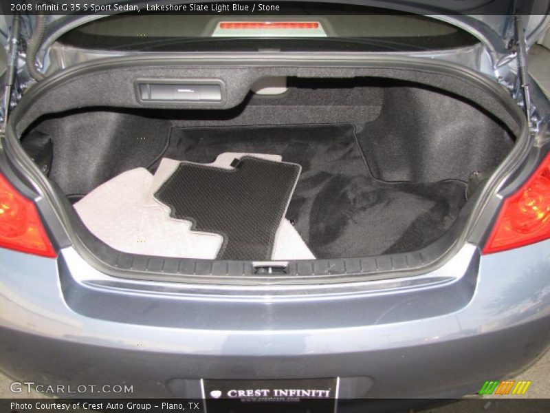 Lakeshore Slate Light Blue / Stone 2008 Infiniti G 35 S Sport Sedan