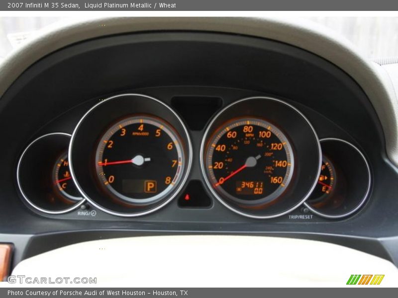 Liquid Platinum Metallic / Wheat 2007 Infiniti M 35 Sedan
