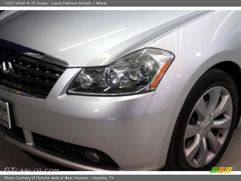 Liquid Platinum Metallic / Wheat 2007 Infiniti M 35 Sedan