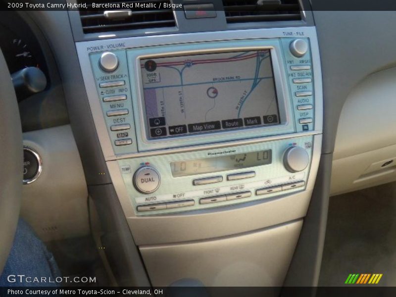 Barcelona Red Metallic / Bisque 2009 Toyota Camry Hybrid