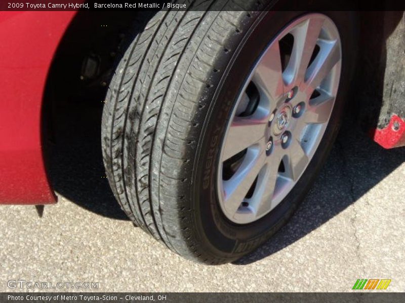 Barcelona Red Metallic / Bisque 2009 Toyota Camry Hybrid