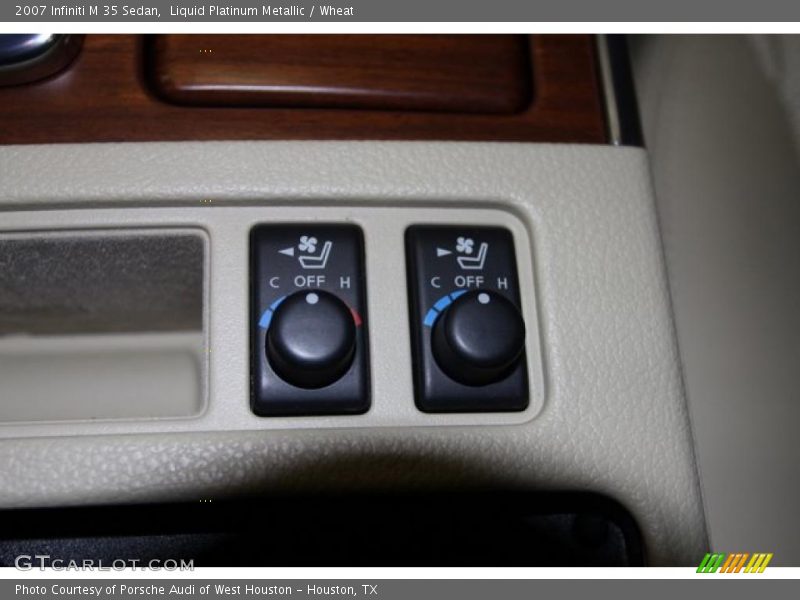 Liquid Platinum Metallic / Wheat 2007 Infiniti M 35 Sedan