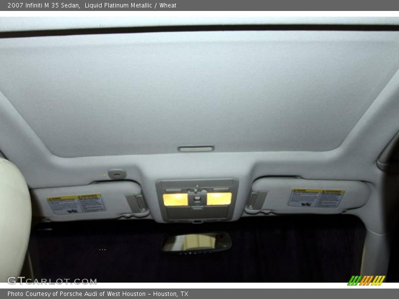 Liquid Platinum Metallic / Wheat 2007 Infiniti M 35 Sedan