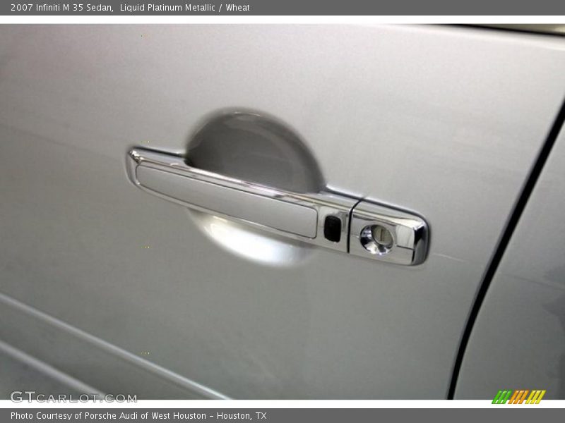 Liquid Platinum Metallic / Wheat 2007 Infiniti M 35 Sedan