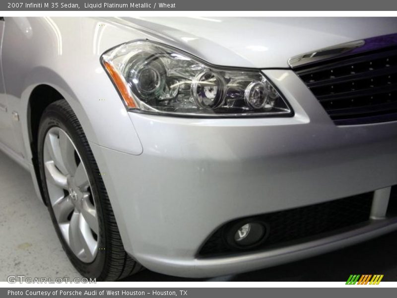 Liquid Platinum Metallic / Wheat 2007 Infiniti M 35 Sedan