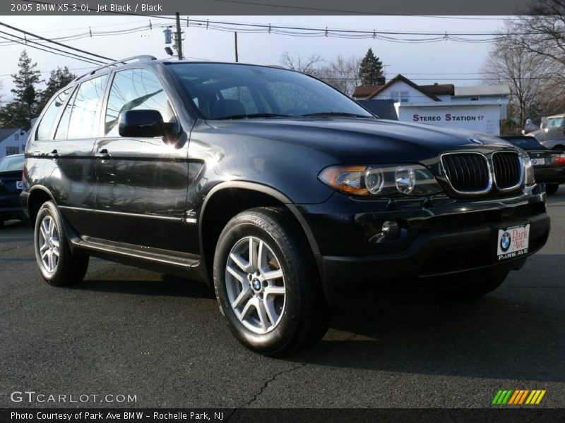 Jet Black / Black 2005 BMW X5 3.0i