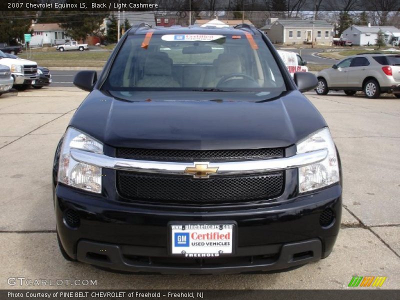 Black / Light Cashmere 2007 Chevrolet Equinox LS