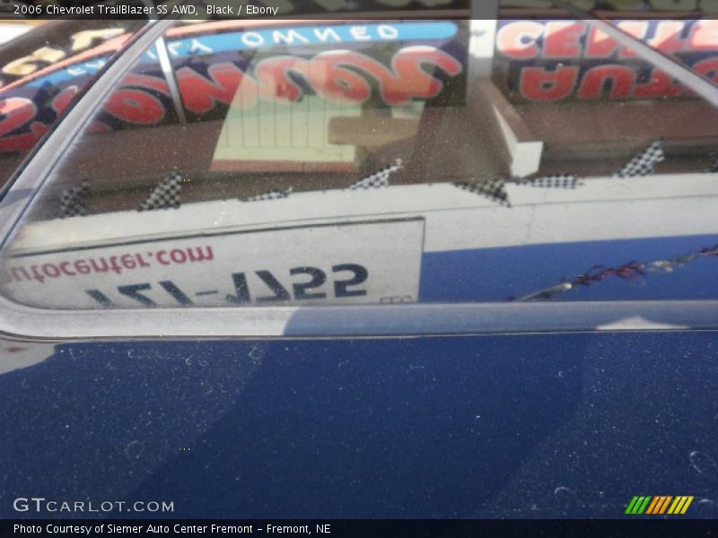 Black / Ebony 2006 Chevrolet TrailBlazer SS AWD
