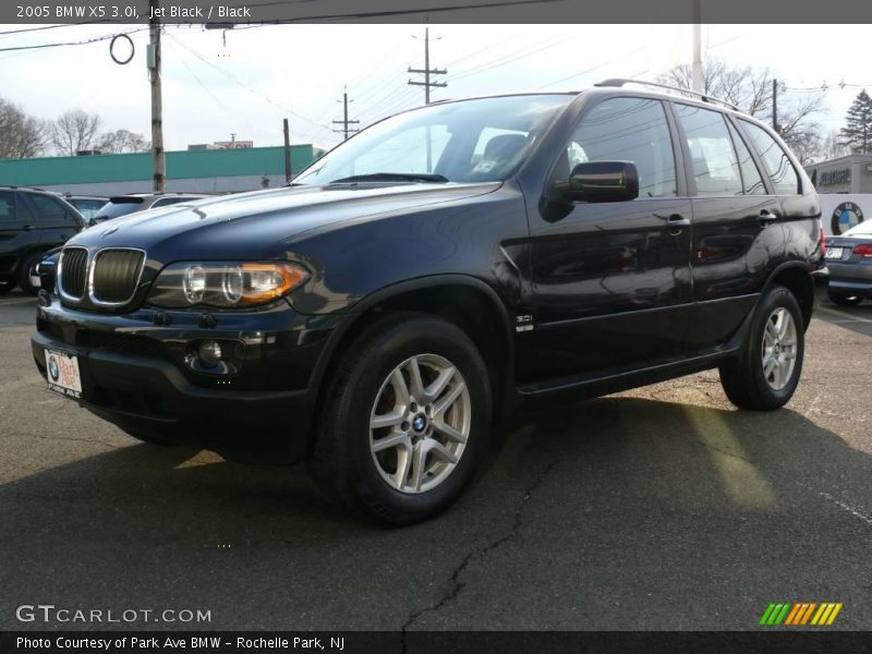 Jet Black / Black 2005 BMW X5 3.0i