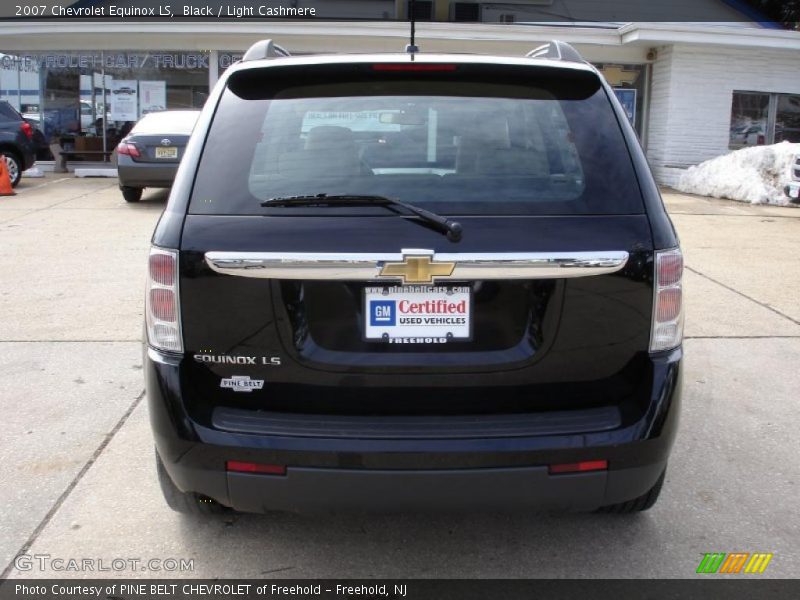 Black / Light Cashmere 2007 Chevrolet Equinox LS