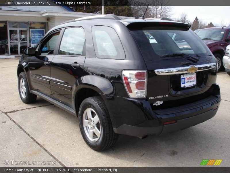 Black / Light Cashmere 2007 Chevrolet Equinox LS