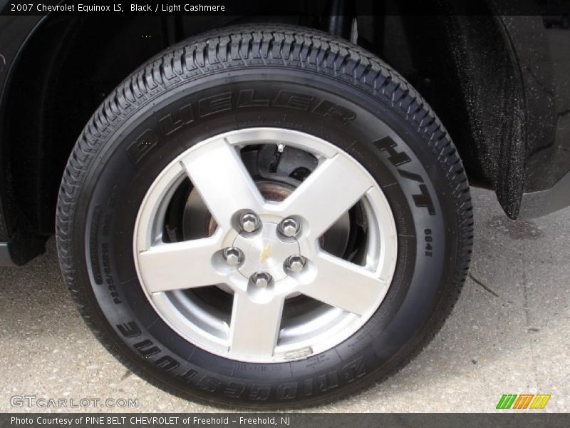 Black / Light Cashmere 2007 Chevrolet Equinox LS