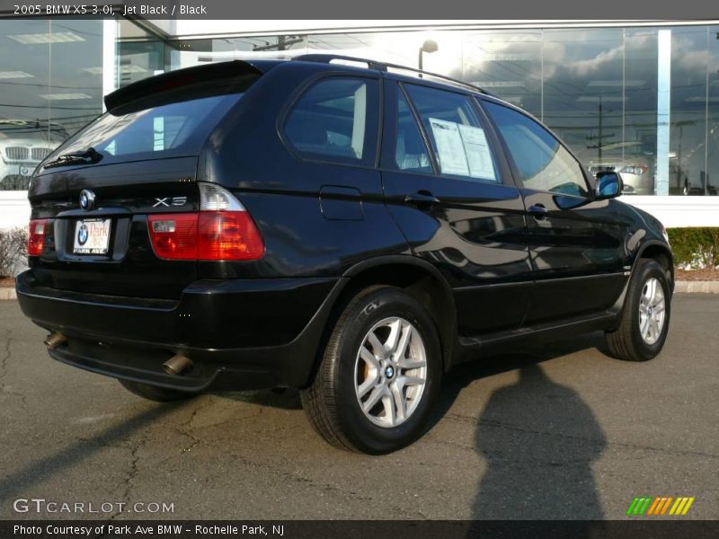 Jet Black / Black 2005 BMW X5 3.0i