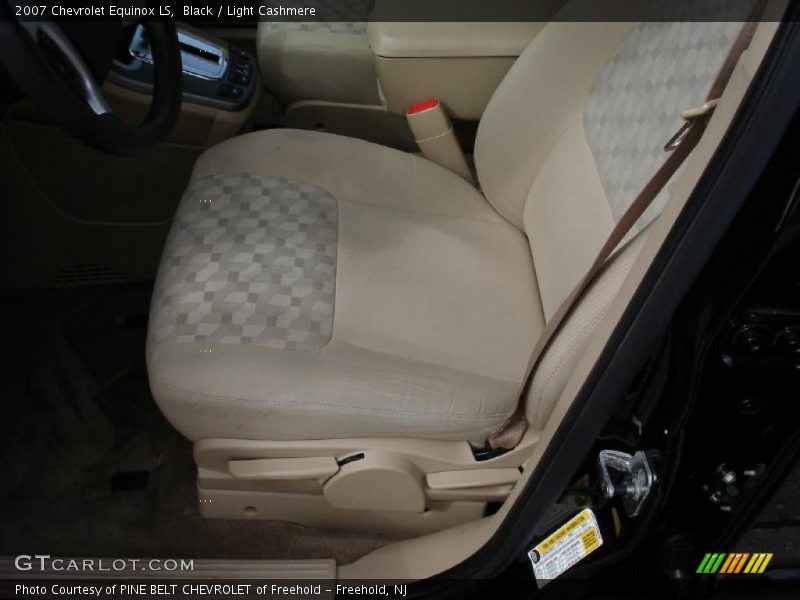 Black / Light Cashmere 2007 Chevrolet Equinox LS