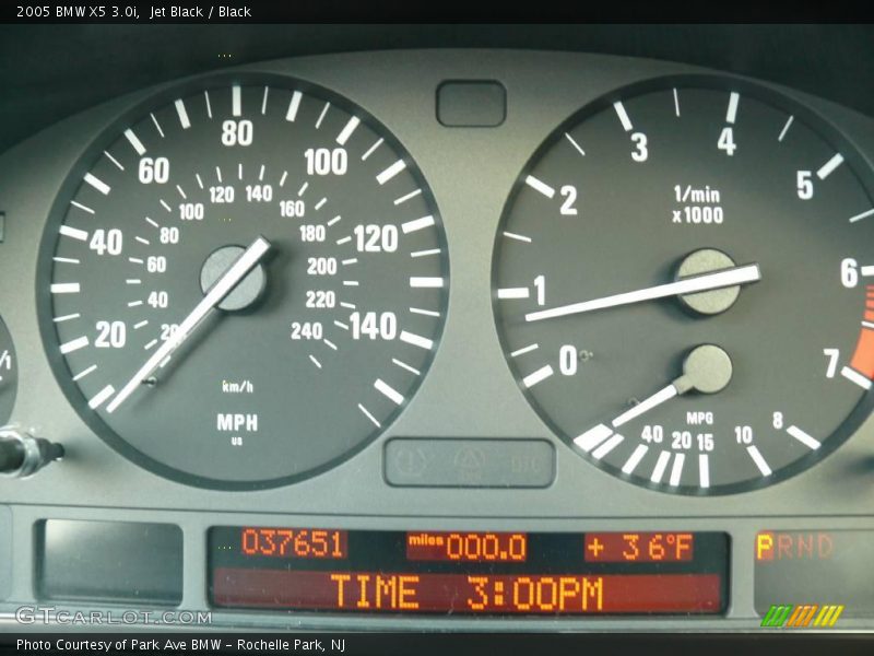 Jet Black / Black 2005 BMW X5 3.0i