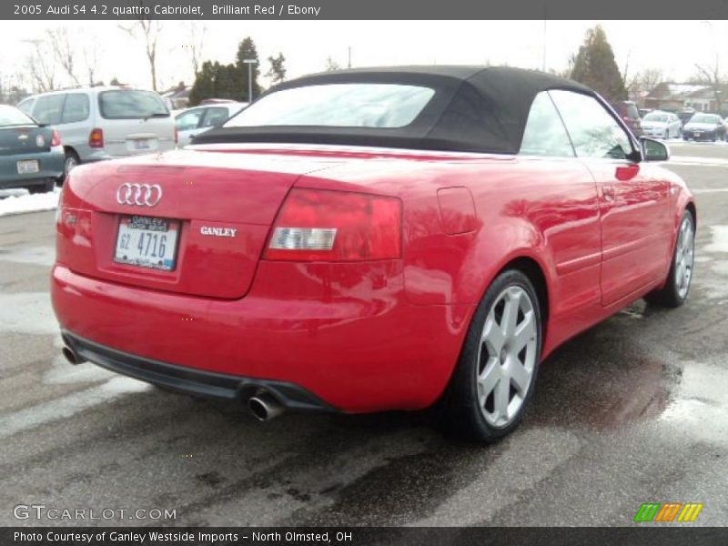 Brilliant Red / Ebony 2005 Audi S4 4.2 quattro Cabriolet