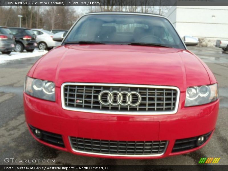 Brilliant Red / Ebony 2005 Audi S4 4.2 quattro Cabriolet