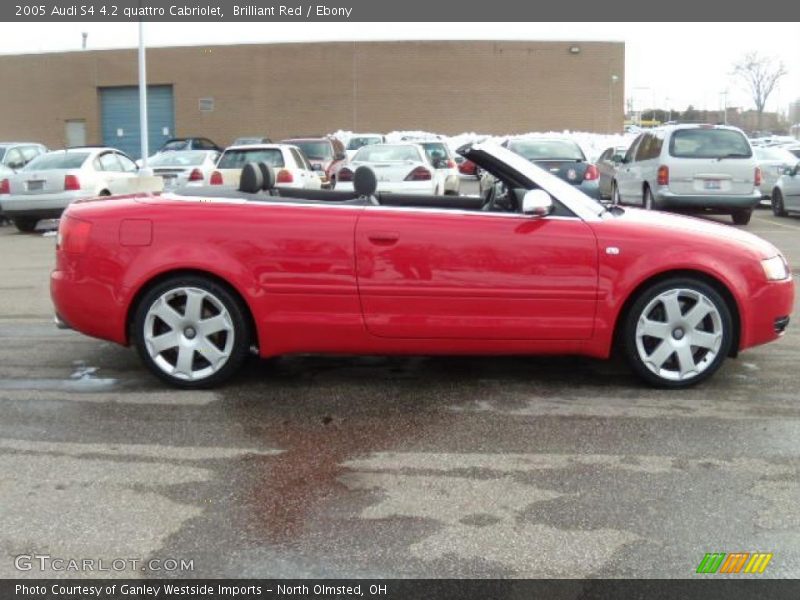 Brilliant Red / Ebony 2005 Audi S4 4.2 quattro Cabriolet