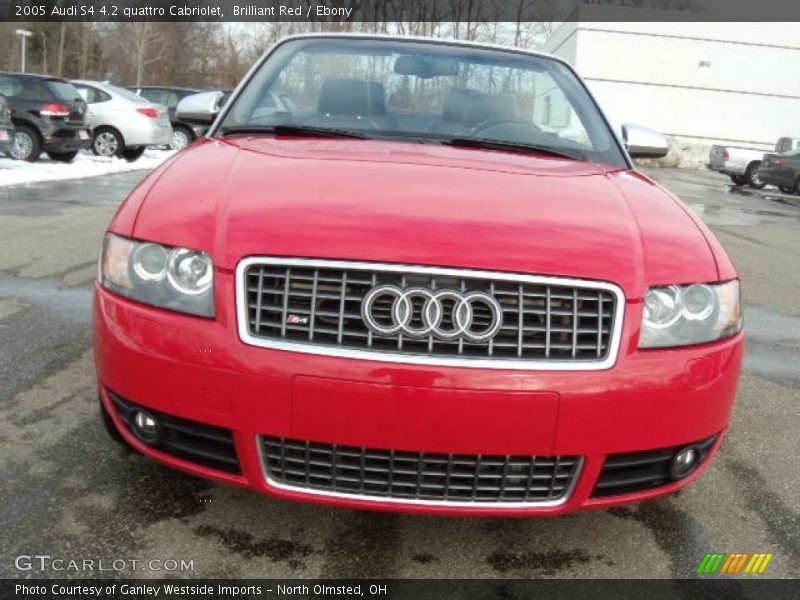 Brilliant Red / Ebony 2005 Audi S4 4.2 quattro Cabriolet