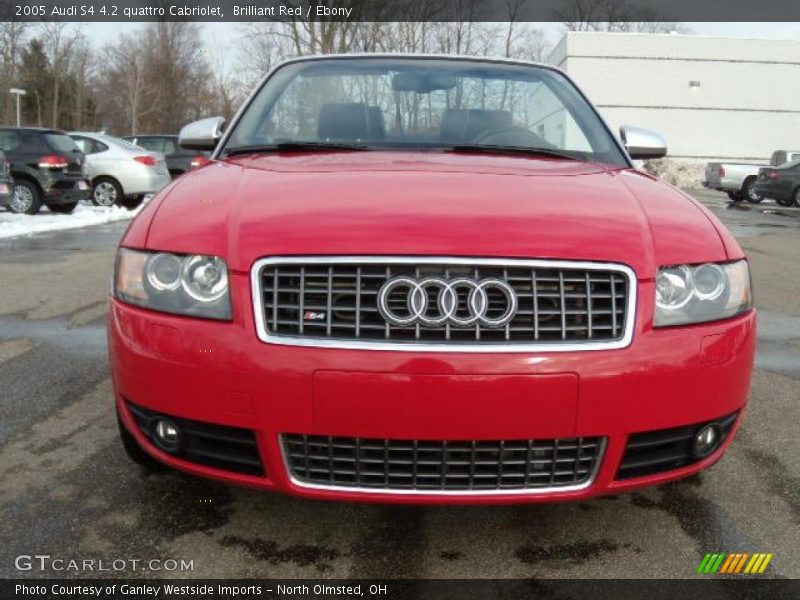 Brilliant Red / Ebony 2005 Audi S4 4.2 quattro Cabriolet