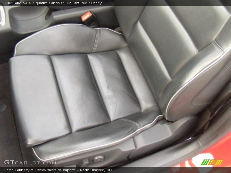 Brilliant Red / Ebony 2005 Audi S4 4.2 quattro Cabriolet